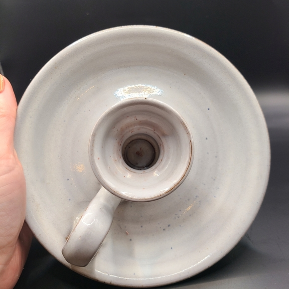 Vintage Jugtown Pottery Seagrove NC Candleholder - Picture 3 of 3